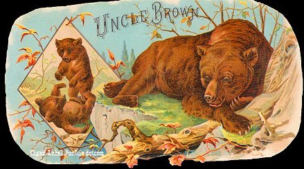 Uncle Brown- cigar box label