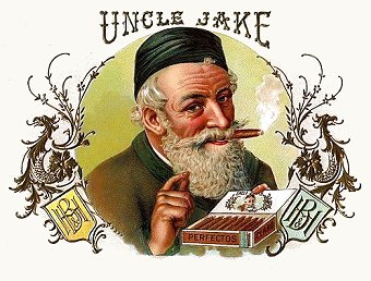 Uncle Jake cigar label