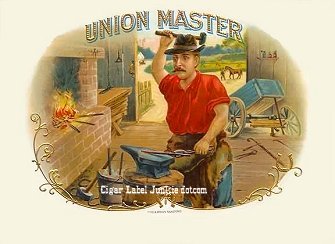 Union Master cigar box label