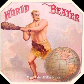 World Beater- cigar box label