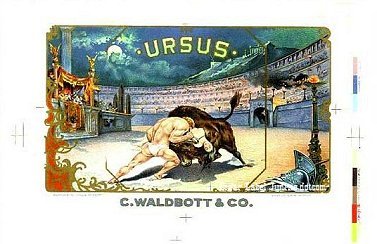 Ursus-cigar box label