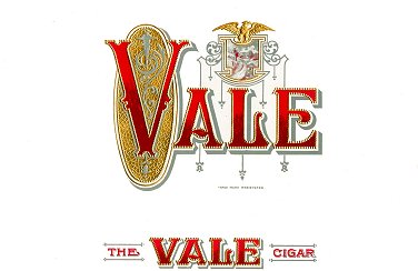 Vale inner cigar label