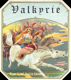 Valkyrie- cigar box label