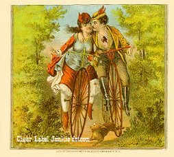 Velocipedes cigar box label