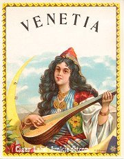 Venetia cigar box label