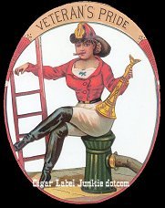 Veterans Pride cigar box label