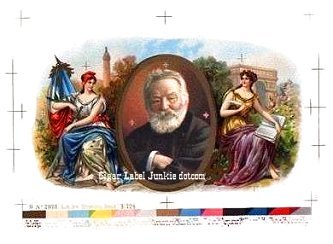 Victor Hugo cigar box label