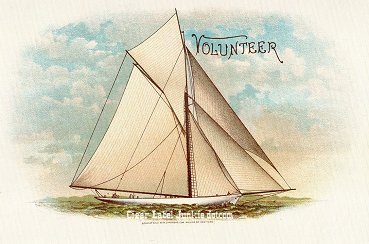 Volunteer cigar box label