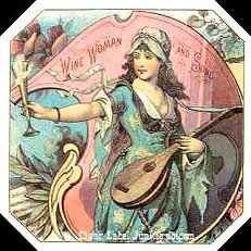 W W Song cigar box label