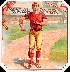 Walk Over- cigar box label