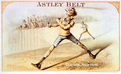 Astley Belt- cigar box label