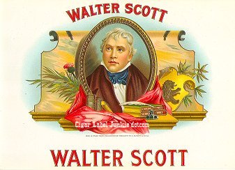 Walter Scott cigar box label