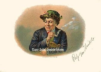 Washington Irving cigar box label