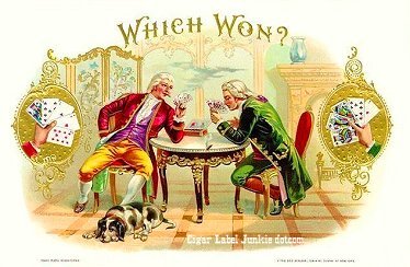 Which Won- cigar box label