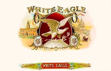 White Eagle cigar box label