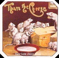 Thats the Cheese- cigar box label