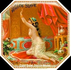 White Slave- cigar box label