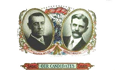 Willson-Marshall cigar box label