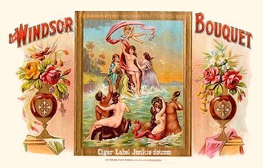 Windsor Bouquet - cigar box label