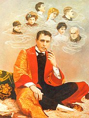 Wm Gillette tc cigar box label