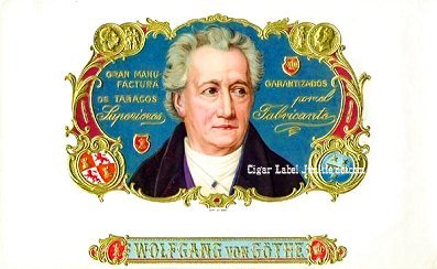 Wolfgang Gothe cigar box label