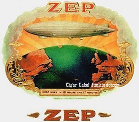 Zep cigar box label