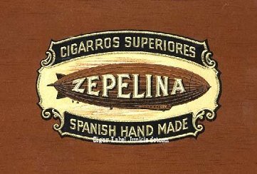 Zepelina cigar box label
