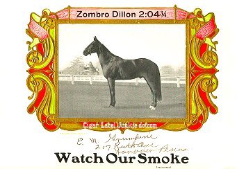 Zombro-cigar box label