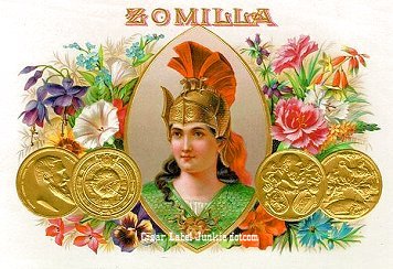 Zomilla- cigar box label