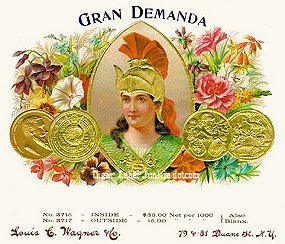 Grand Demanda-cigar box label