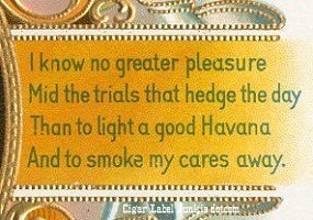 Art Donaldson- cigar box label