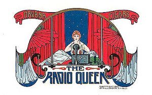 radio queen cigar box label